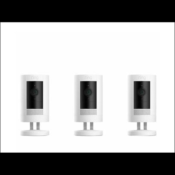 Ring Stick Up Cam Battery (3rd gen) + Mounts - White - 3 pack - Picture 1 of 6
